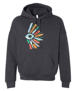 Tomorrow Needs You Sunburst Black Hoodies