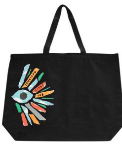Tomorrow Needs You Sunburst Black Tote Bag